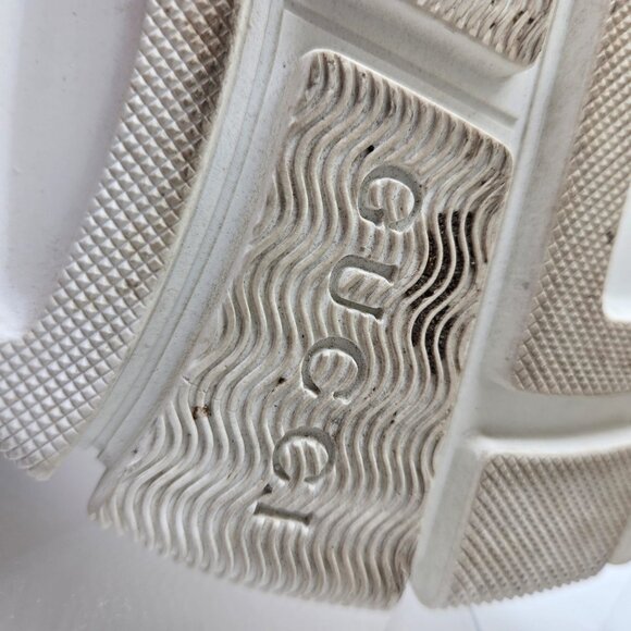 Gucci Journey Flashtrek Crystal Sneakers Jewel Chunky Sole Pink/Yellow/White - Picture 8 of 14